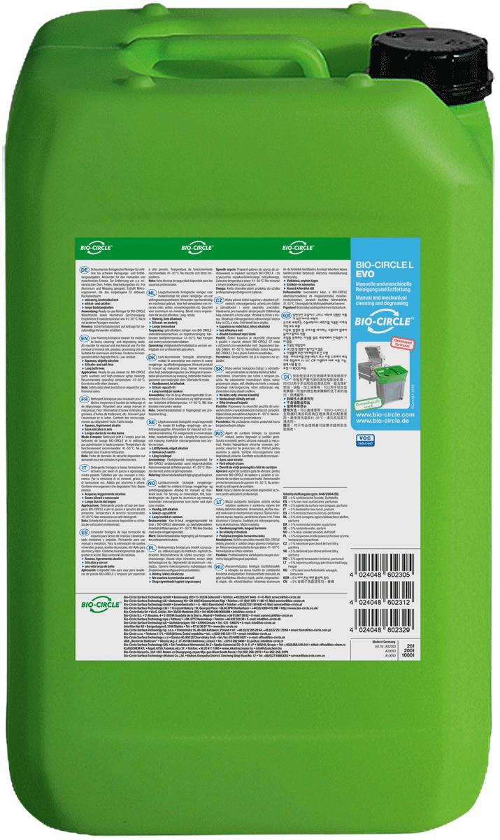 Bio-Circle Liquid Aluminium